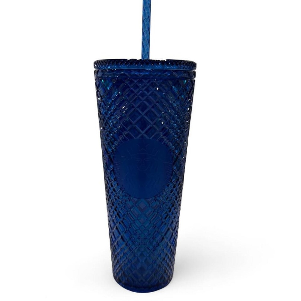 Starbucks Holiday 2022 Special Limited iridescent Blue Jeweled Venti 24oz